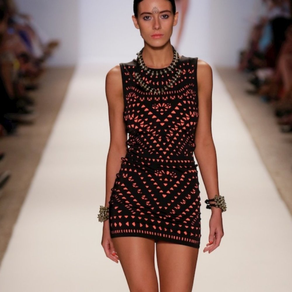 HOST PICK!!  🌏⏰👀 Mara Hoffman - Laser Cut, 2-Layer Swim Dress, Runway Style